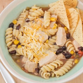 Southwest Chicken Noodle Soup