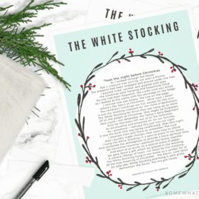 SPELLING ERROR - White Stocking